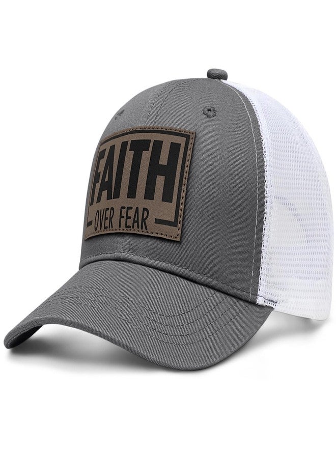 THIN MOUTH Christian Jesus Cross Hat - Faith Hats for Men Women - Religious Gifts for Thanksgiving Christmas - Faith Power - Image 1